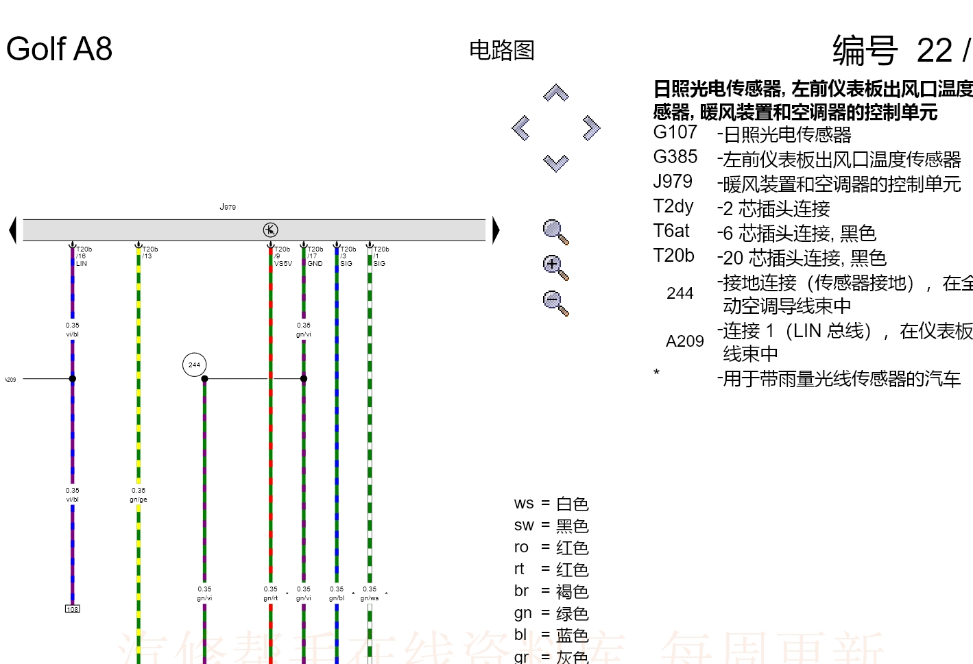 大眾探岳 邁騰 CC 寶來 高爾夫 途銳 EOS 凱路威 尚酷 邁特威 途歡tiguan維修手冊電路圖