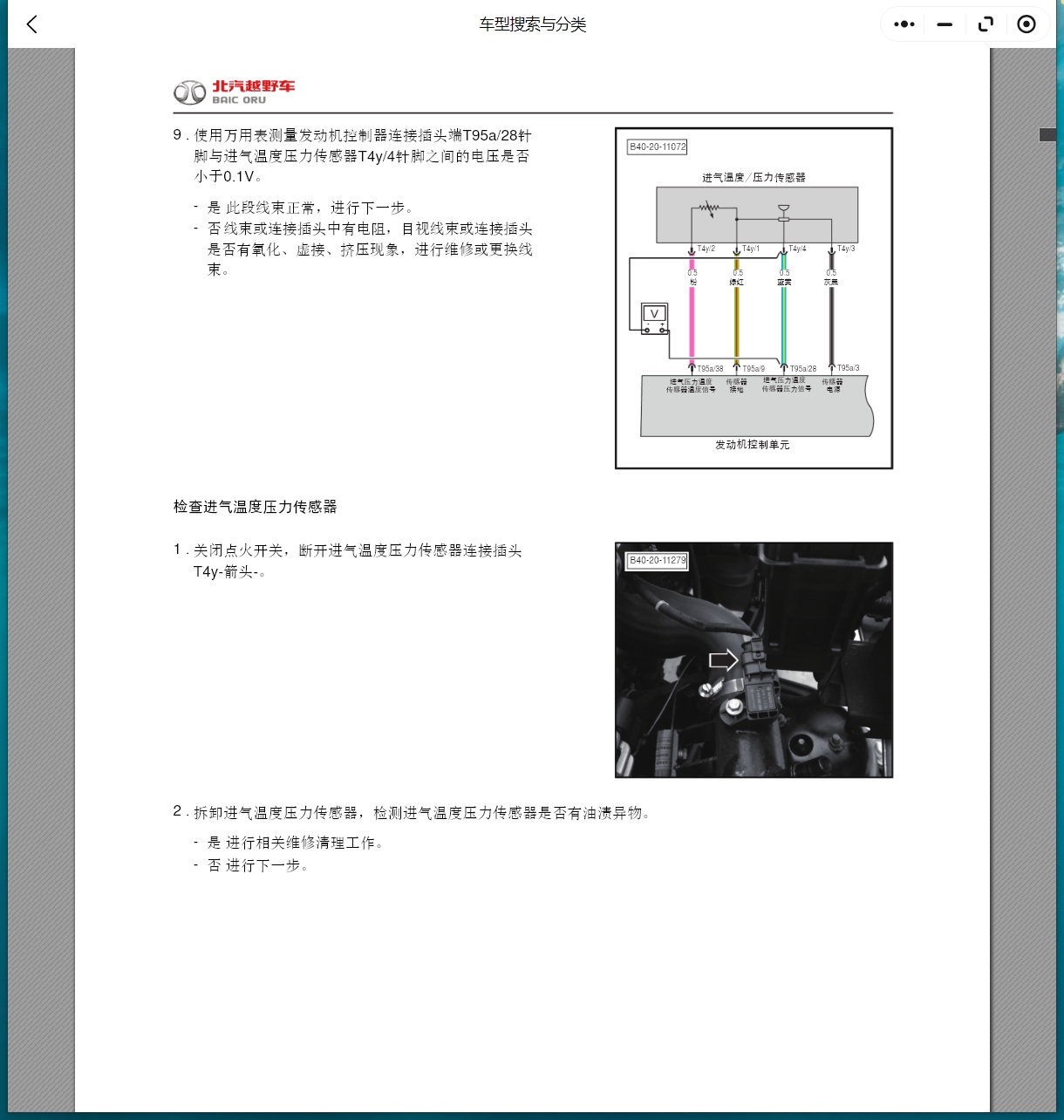 2015-2024年北京越野車BJ20 BJ30 BJ40 PLUS BJ60 BJ80 BJ90 F40維修手冊(cè)電路圖